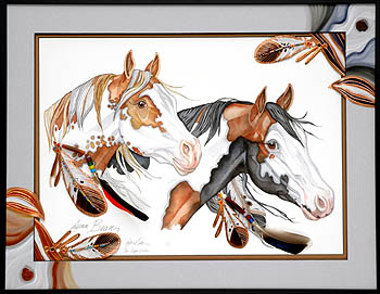 COPPER PAINT HORSE 2 5x7.