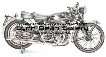 1950 Vincent Black Shadow.