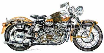 1957 Harley-Davidson Sportster.