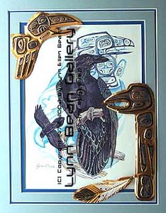 NATIVE AMERICAN, NORTHWEST METALWORK REMARQUE 11x14 01.