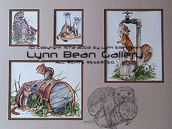 WILD ANIMALS SMALL REMARQUE 18x24 01.